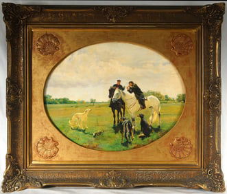 Nikolai Kuznetsov (Russia,1850-1930) oil on canvas