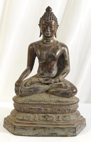 17th -18th c. Bronze Buddha Shakyamuni