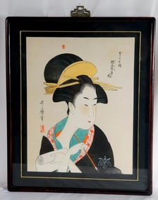 Woodblock print by Kitagawa Utamaro