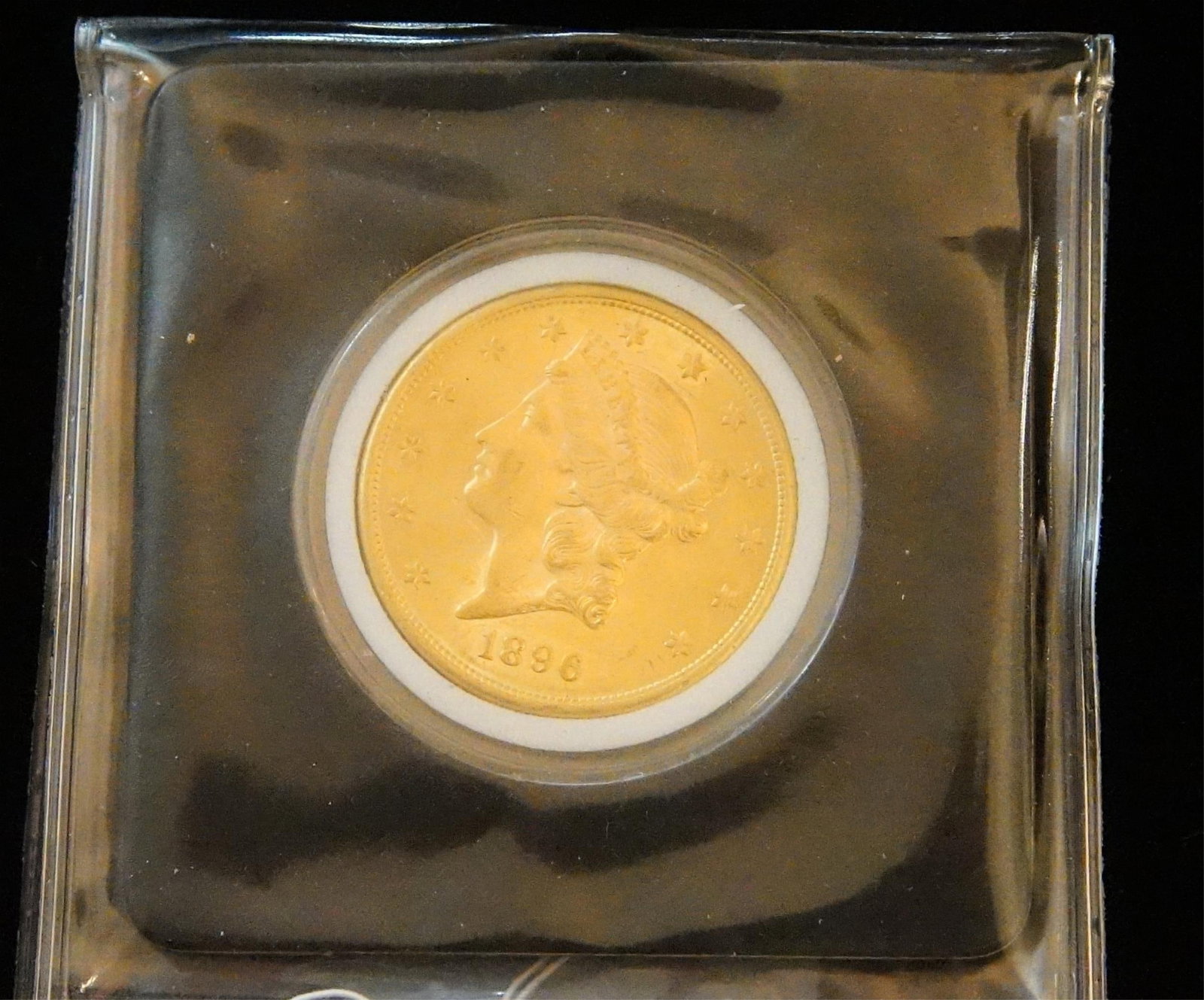 Rare 1896 Liberty Head $20 U.S. Coin (1 of 3)