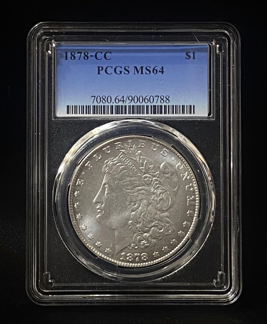 1878-CC PCCGS MS-64 Morgan Silver Dollar