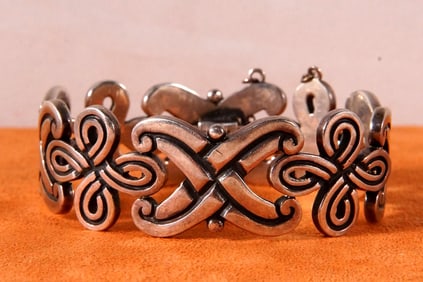 Pedro Castillo Taxco sterling silver bracelet