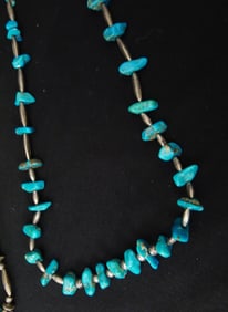 Navajo Silver & Turquoise Necklaces