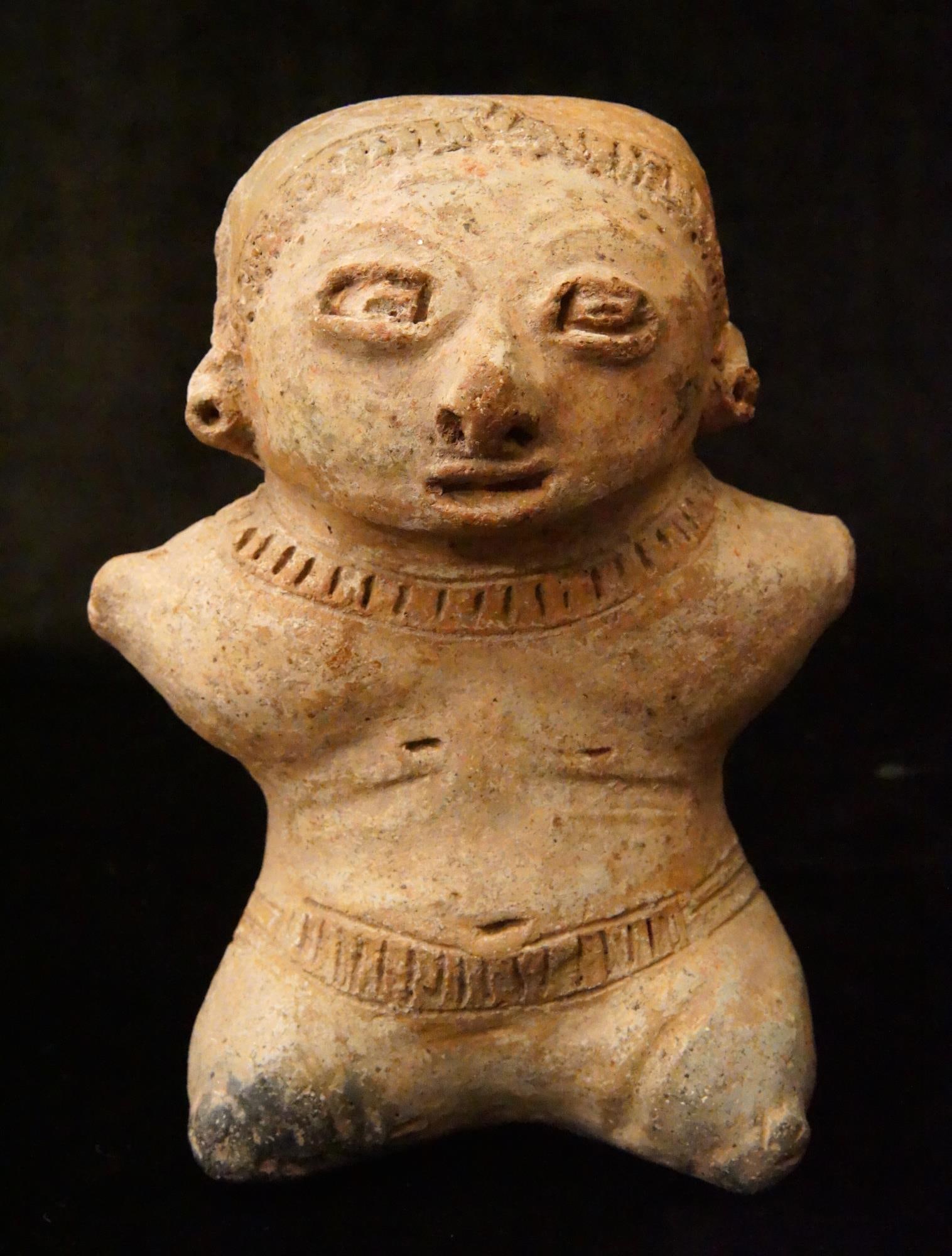 Pre Colombian Olmec figure ca. 1200 BC (1 of 8)