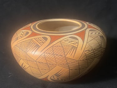 Elva Nampeyo Hopi terracotta bowl