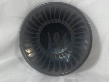 Maria Martinez (1887-1980) San Ildefonso plate