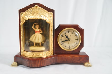 United Clock Co. Vintage Ballerina clock