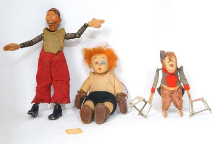 Collection of Three Rare Antique Toys