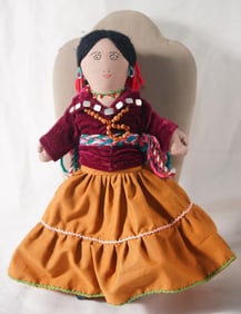 Vintage Mary Pete Begay Navajo native doll
