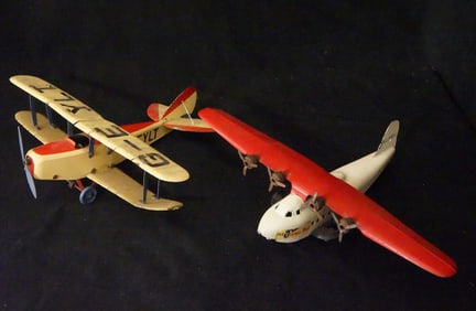 Two Vintage Model Airplanes