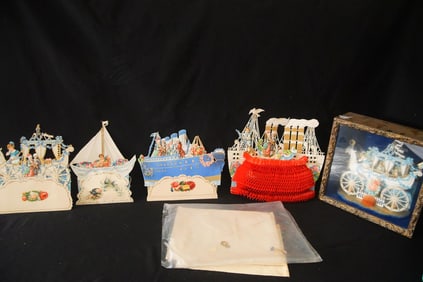 Vintage Paper Cut-outs of Cinderella