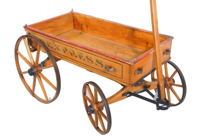 Early American Antique 'Express' Child's Wagon