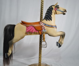 Spillman carousel Horse - restored w jewels