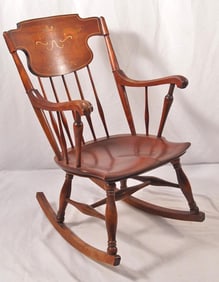 Early Windsor Style Rocking Chair