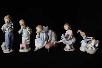 Collection of Lladro Porcelain Sculptures