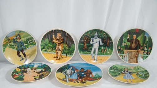 8 Wizard of Oz Set of Plates by Knowles
