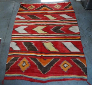 Antique Navajo Transitional rug