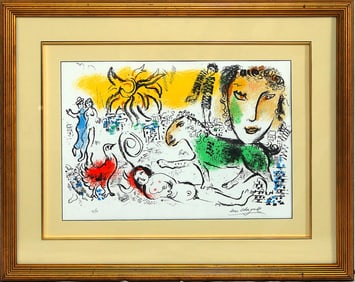 Marc Chagall (1887-1985) Lithograph in Colors