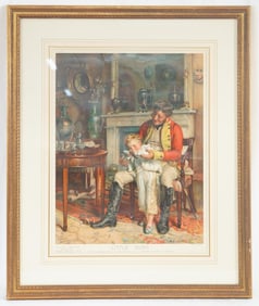 Edgar Bunny 1901 etching " Little Bobs"