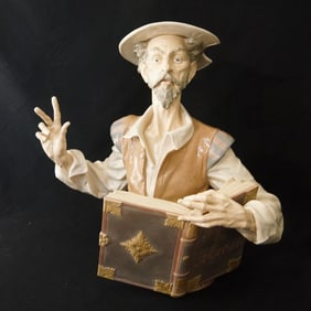 Lladro Porcelain "Listen to Don Quixote"