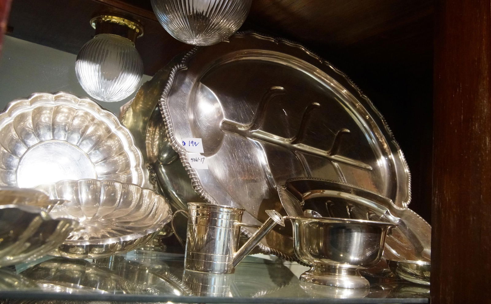 Collection of Silver Plate Serving Pieces (1 of 4)