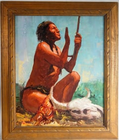 Robert Long Native oil on canvas