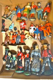 Collection of lead Figures