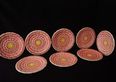 22 Sunflower ceramic & glass plates