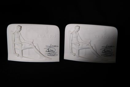 Lladro Collector plaques and Bull