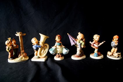 6 Goebel figurines w boxes