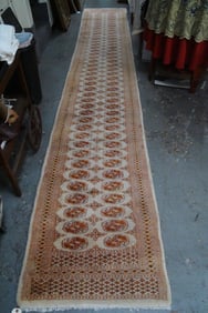 Bukhara runner rug - beige tones