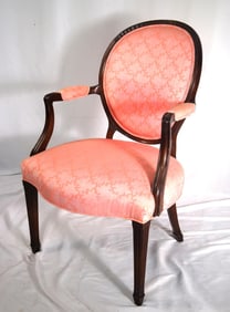 French Medallion Back arm chair