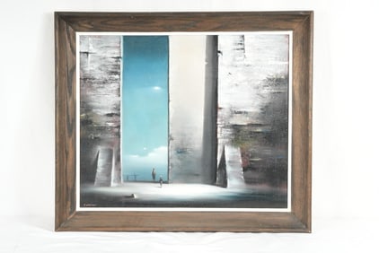 Robert Watson (1923 - 2004) Surrealist painting