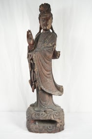 Wood carved Quan Yin