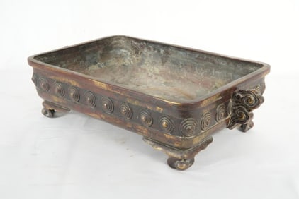 Chinese antique bronze censor