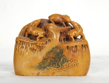 Tang Dynasty Chinese Hetian Jade seal