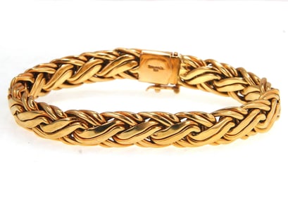 Tiffany & Co.18 kt gold Byzantine Chain Bracelet