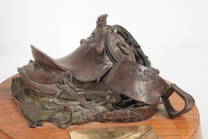 Keith Christy Bronze - Saddles 1984