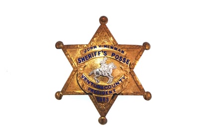 1963 Ventura County Calif. Sheriff's Posse Badge