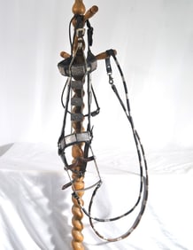 Vintage Western Parade bridle with sterling silver