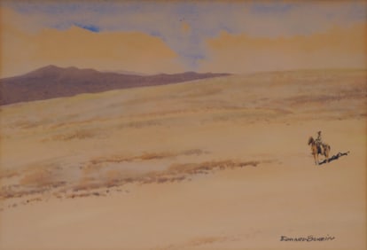 Edward Borein (1872-1945) watercolor