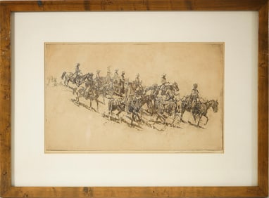 Edward Borein (1872-1945) - etching