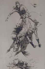 Edward Borein (1872-1945) - etching # 72