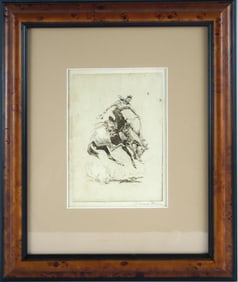 Edward Borein (1872-1945) - etching