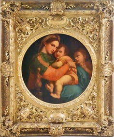 Italian School of Raphael "Madonna & Child"