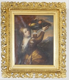 An 18th Century Portrait of a European Girl