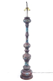 Outstanding Cloisonne floor lamp