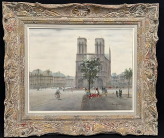 Andre' Gisson Hand touched Giclee - Notre Dame