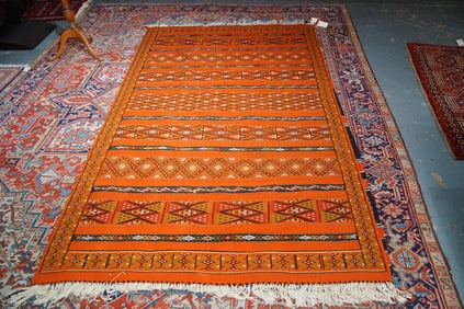 Taznakht Kilim flatweave Moroccan rug