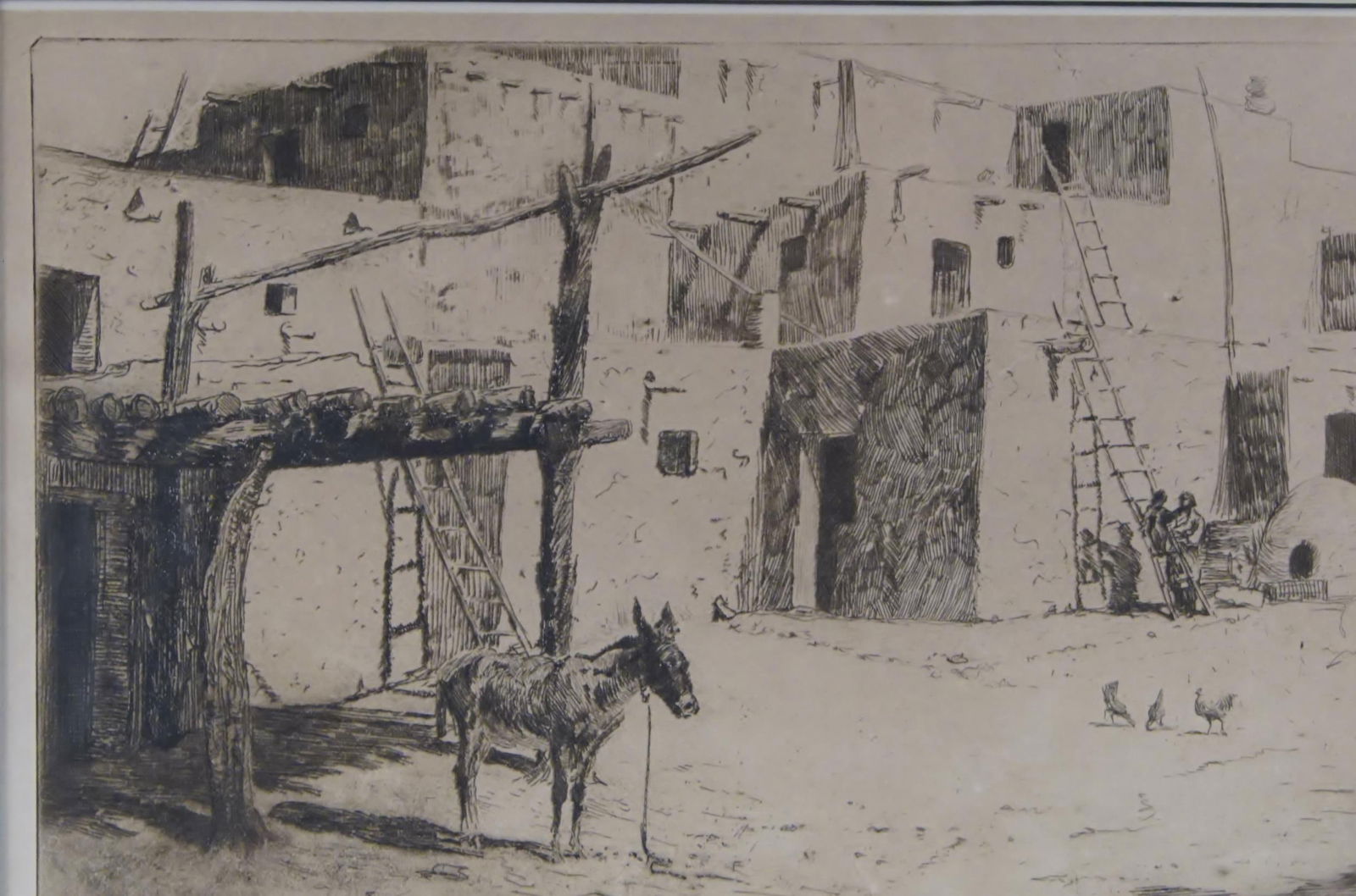 Edward Borein (1872-1945) etching - 3